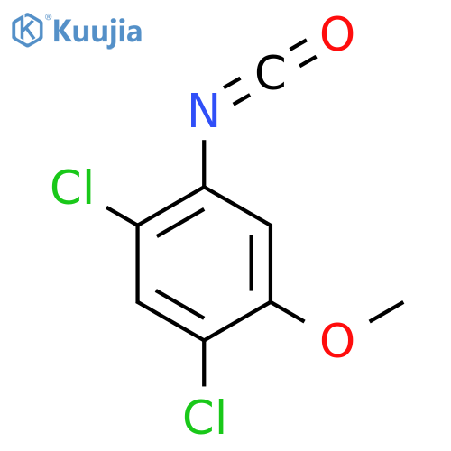 1,5-Dichloro-2-isocyanato-4-methoxybenzene structure