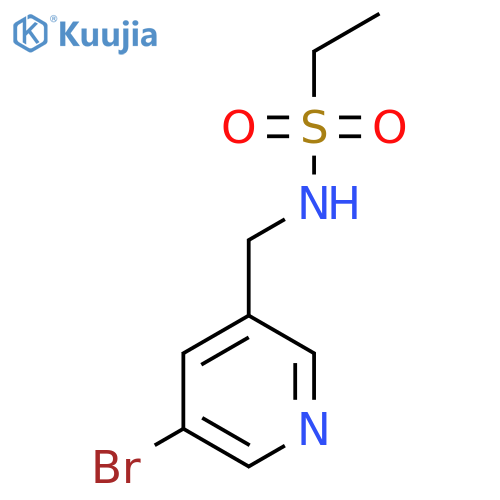 N-[(5-bromopyridin-3-yl)methyl]ethane-1-sulfonamide structure