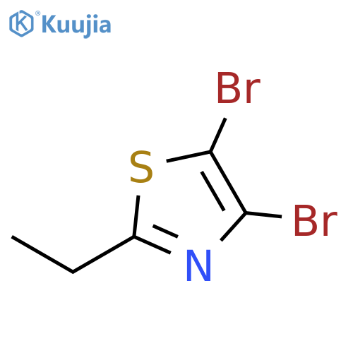 Thiazole, 4,5-dibromo-2-ethyl- structure