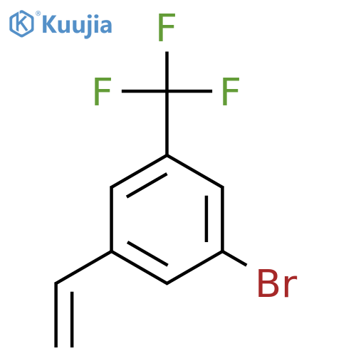 1-Bromo-3-ethenyl-5-(trifluoromethyl)benzene structure