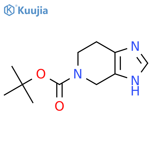 tert-butyl 3H,4H,5H,6H,7H-imidazo[4,5-c]pyridine-5-carboxylate structure
