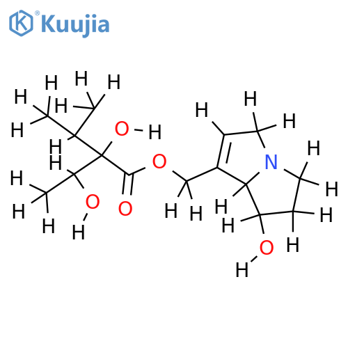 (-)-9-O-viridiflorylheliotridine structure