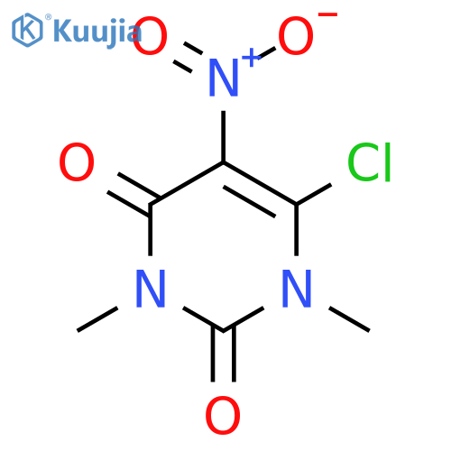 6-Chloro-1,3-dimethyl-5-nitrouracil structure