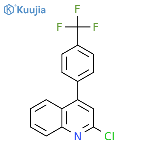 Quinoline, 2-chloro-4-[4-(trifluoromethyl)phenyl]- structure
