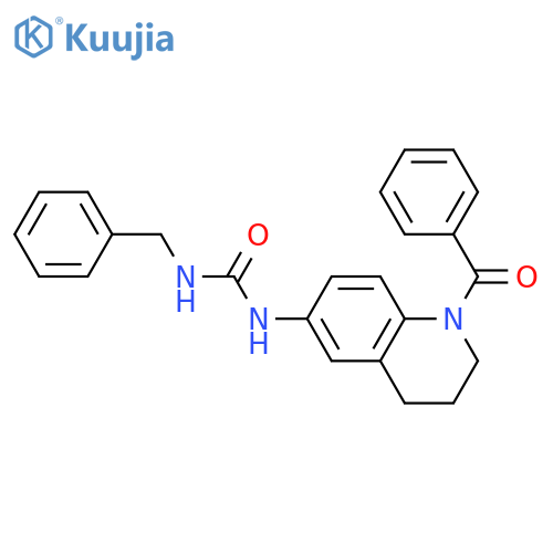 3-(1-benzoyl-1,2,3,4-tetrahydroquinolin-6-yl)-1-benzylurea structure