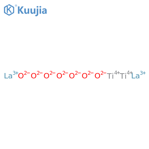 Lanthanum titanium oxide structure