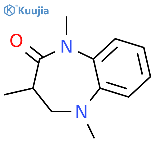 2H-1,5-Benzodiazepin-2-one,1,3,4,5-tetrahydro-1,3,5-trimethyl- structure
