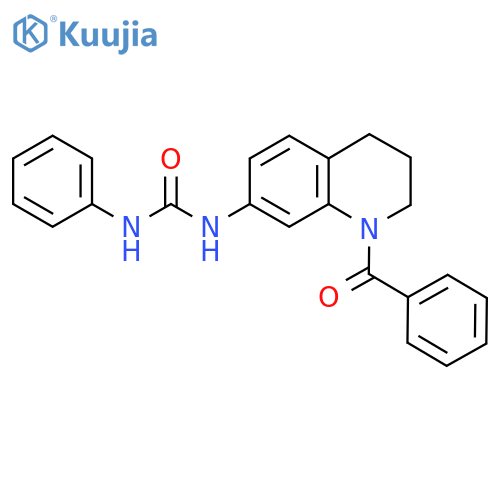 3-(1-benzoyl-1,2,3,4-tetrahydroquinolin-7-yl)-1-phenylurea structure