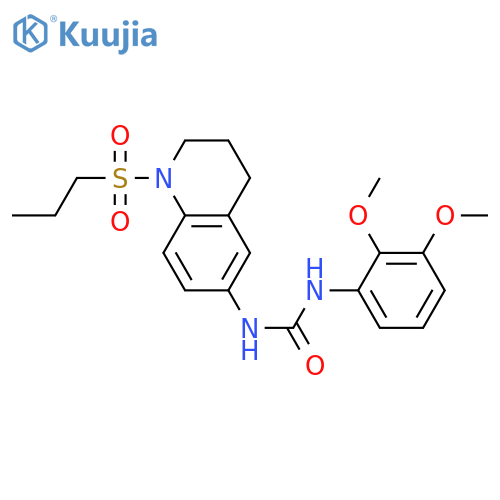 1-(2,3-dimethoxyphenyl)-3-[1-(propane-1-sulfonyl)-1,2,3,4-tetrahydroquinolin-6-yl]urea structure