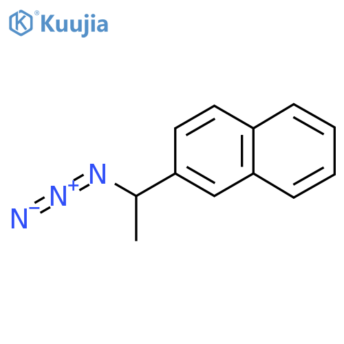 2-(1-Azidoethyl)naphthalene structure