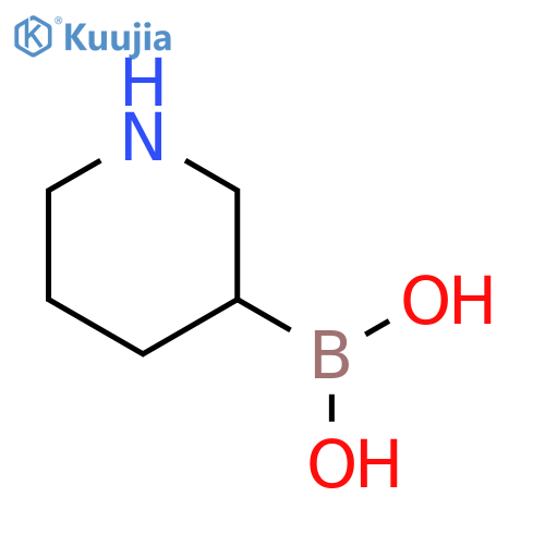 (piperidin-3-yl)boronic acid structure