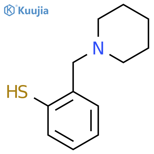 2-(Piperidin-1-ylmethyl)benzenethiol structure