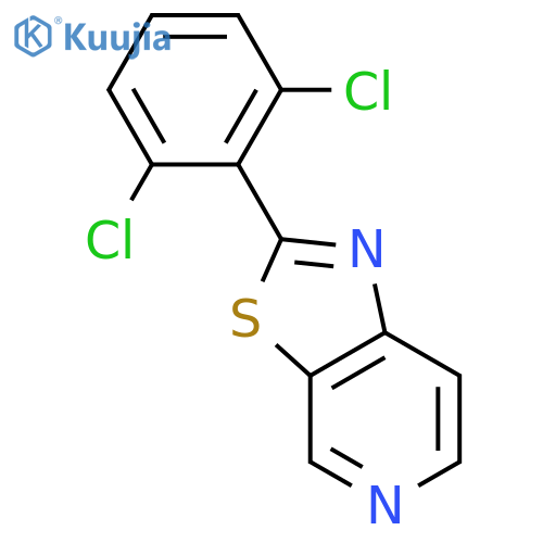 2-(2,6-Dichlorophenyl)thiazolo5,4-cpyridine structure