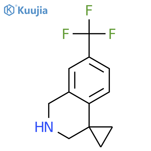 7'-(Trifluoromethyl)-2',3'-dihydro-1'H-spiro[cyclopropane-1,4'-isoquinoline] structure