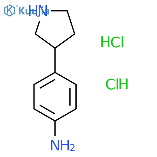 4-Pyrrolidin-3-yl-phenylamine dihydrochloride structure