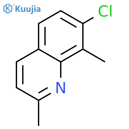 7-chloro-2,8-dimethylquinoline structure