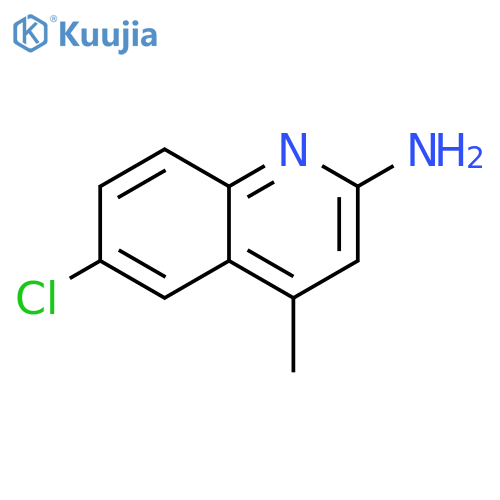 6-Chloro-4-methylquinolin-2-amine structure