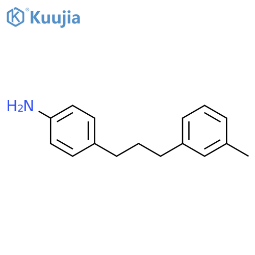 4-3-(3-methylphenyl)propylaniline structure