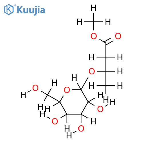 methyl (S)-3-[(beta-D-glucopyranosyl)oxy]butyrate structure