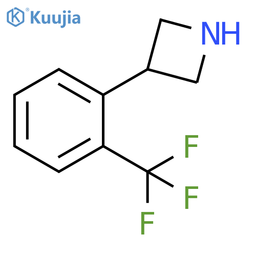3-2-(trifluoromethyl)phenylazetidine structure