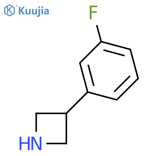 3-(3-Fluorophenyl)azetidine structure