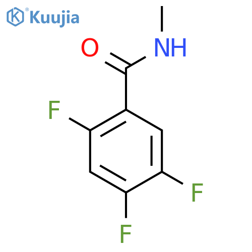 2,4,5-Trifluoro-N-methyl-benzamide structure