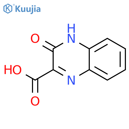 3,4-Dihydro-3-oxo-2-quinoxalinecarboxylic acid structure