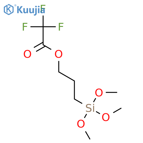 3-Trifluoroacetoxypropyltrimethoxysilane structure