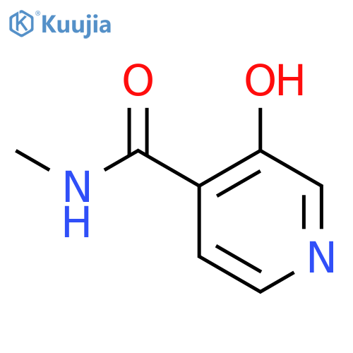 3-hydroxy-N-methyl-4-Pyridinecarboxamide structure