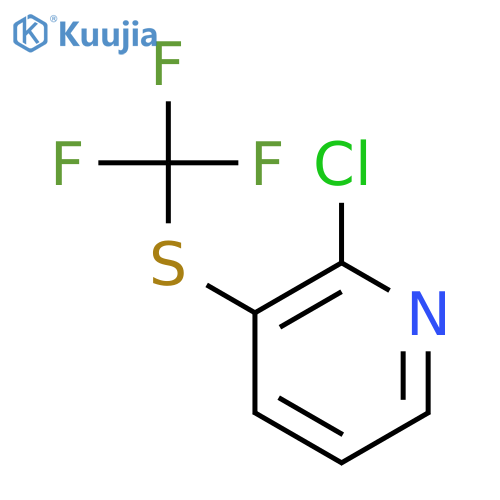 2-Chloro-3-((trifluoromethyl)thio)pyridine structure