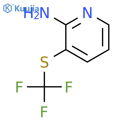 3-(Trifluoromethylthio)pyridin-2-amine structure