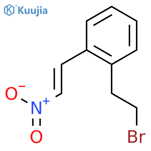 Benzene,1-(2-bromoethyl)-2-(2-nitroethenyl)- structure