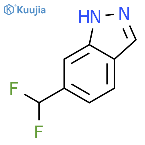 6-(difluoromethyl)-1h-indazole structure