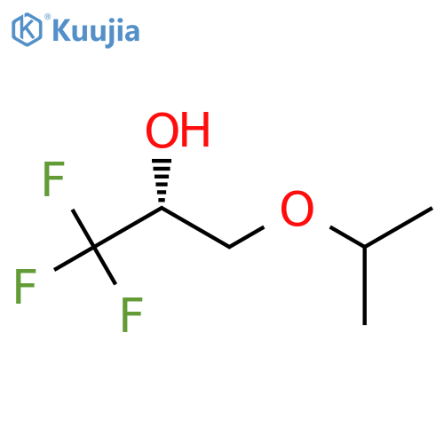(2R)-1,1,1-trifluoro-3-(propan-2-yloxy)propan-2-ol structure