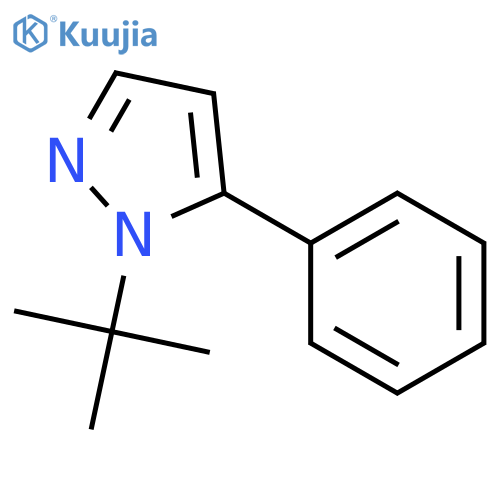 1-Tert-butyl-5-phenyl-1H-pyrazole structure