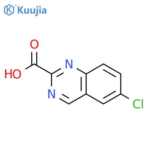 6-chloroquinazoline-2-carboxylic acid structure