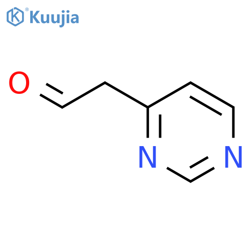 2-(pyrimidin-4-yl)acetaldehyde structure