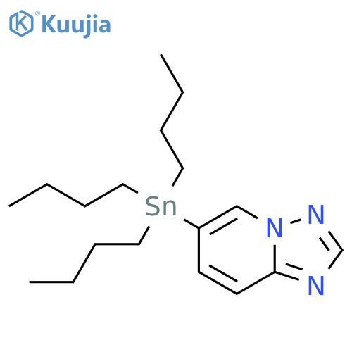6-Tributylstannyl[1,2,4]triazolo[1,5-a]pyridine structure