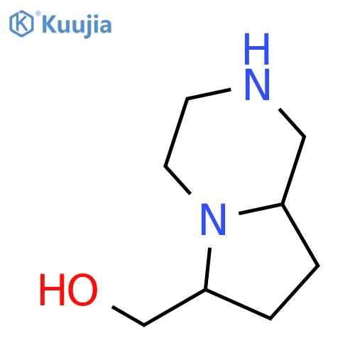 {octahydropyrrolo[1,2-a]piperazin-6-yl}methanol structure
