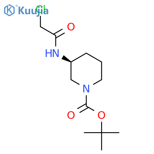 (S)-3-(2-Chloro-acetylamino)-piperidine-1-carboxylic acid tert-butyl ester structure