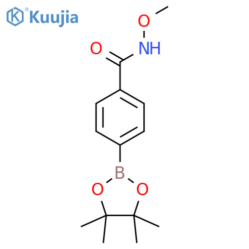 4-(O-Methylhydroxylaminocarbonyl)phenylboronic Acid Pinacol Ester structure