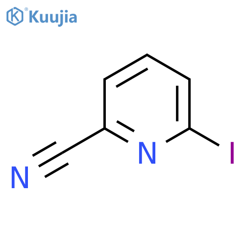 6-iodo-2-pyridinecarbonitrile structure