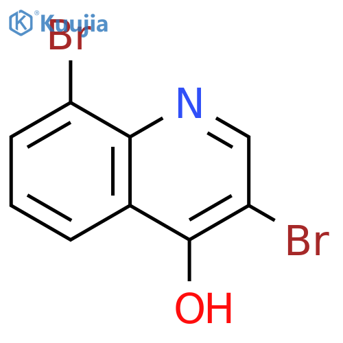 3,8-Dibromo-4-hydroxyquinoline structure