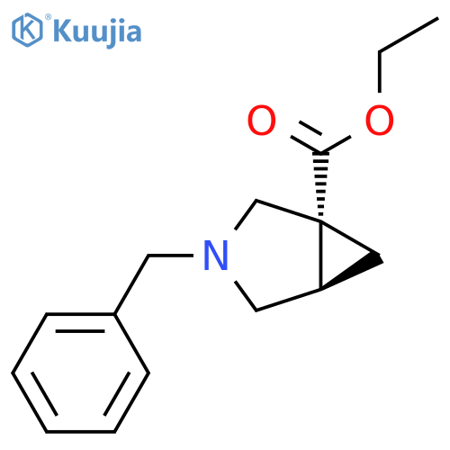 ethyl (1R,5R)-3-benzyl-3-azabicyclo3.1.0hexane-1-carboxylate structure