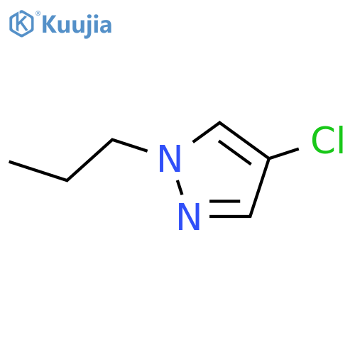 4-chloro-1-propyl-1H-pyrazole structure