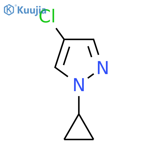 4-Chloro-1-cyclopropyl-1H-pyrazole structure