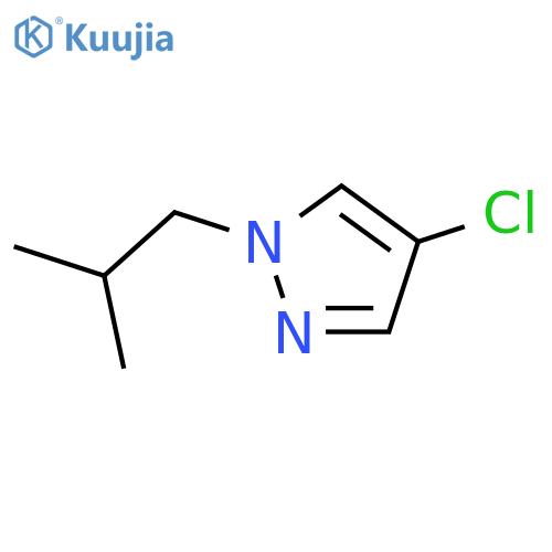 4-chloro-1-(2-methylpropyl)-1H-pyrazole structure