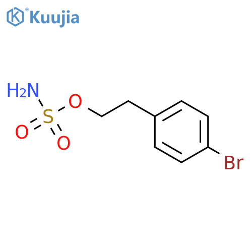 2-(4-bromophenyl)ethyl sulfamate structure