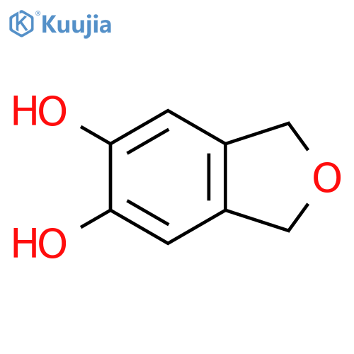 1,3-dihydro-2-benzofuran-5,6-diol structure