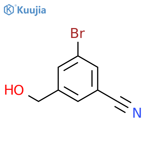 3-Bromo-5-(hydroxymethyl)benzonitrile structure